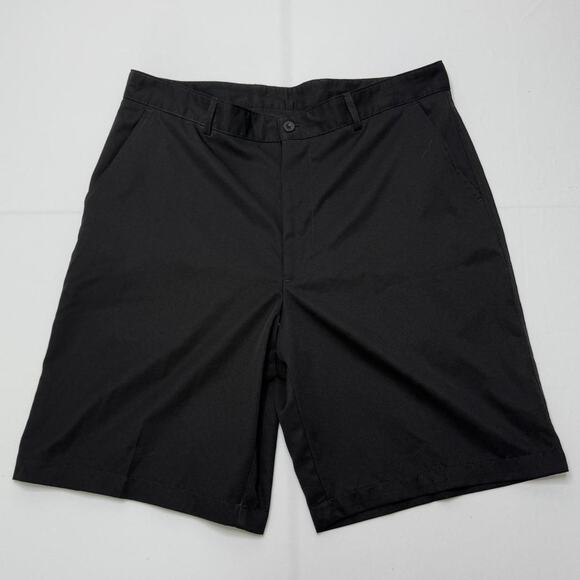 Bolle Golf Shorts Men’s Size 36 Black Stretch Waist Dressy Casual Summer - Picture 1 of 4